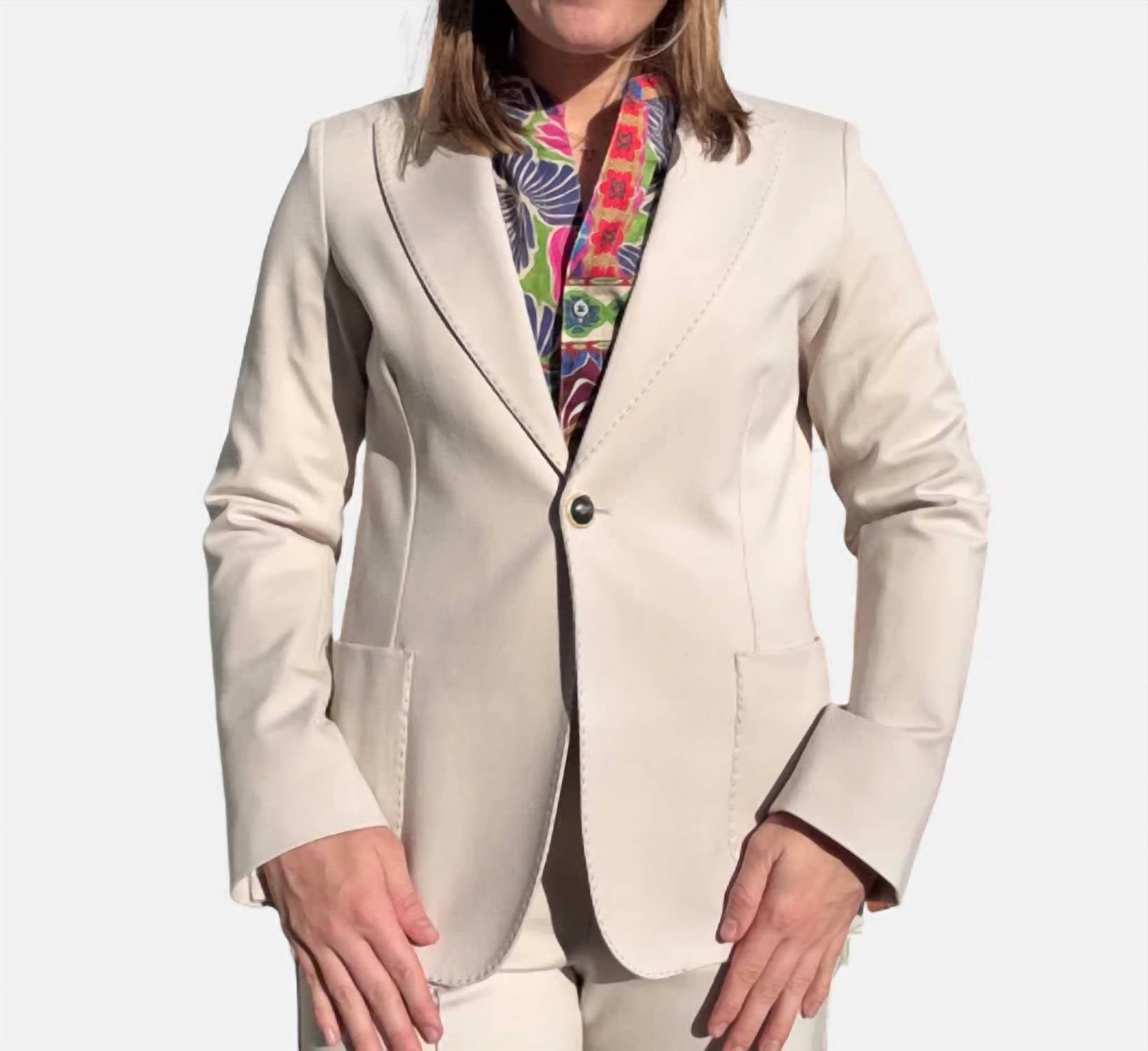 Vilagallo - Crudo Punto Roma Long Sleeve Jacket