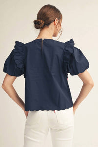 Jodifl - Baroque Embroidered Top