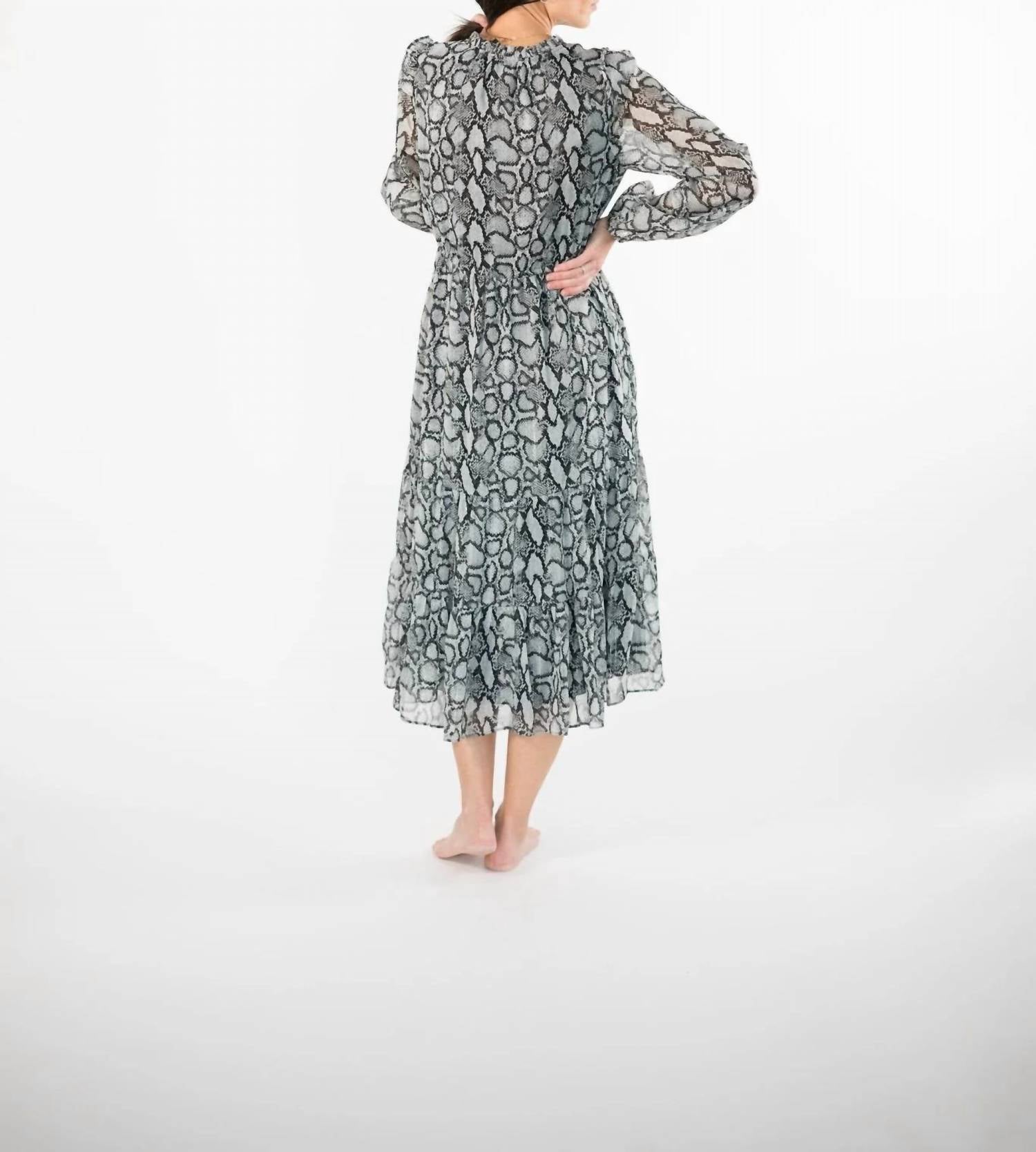 Sugarlips - Jayra Snake Print Dress