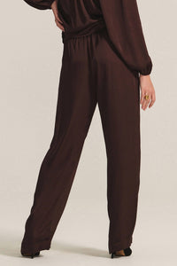 Velvet by Graham & Spencer Larkin Pants in mulch - women's pants - detail view