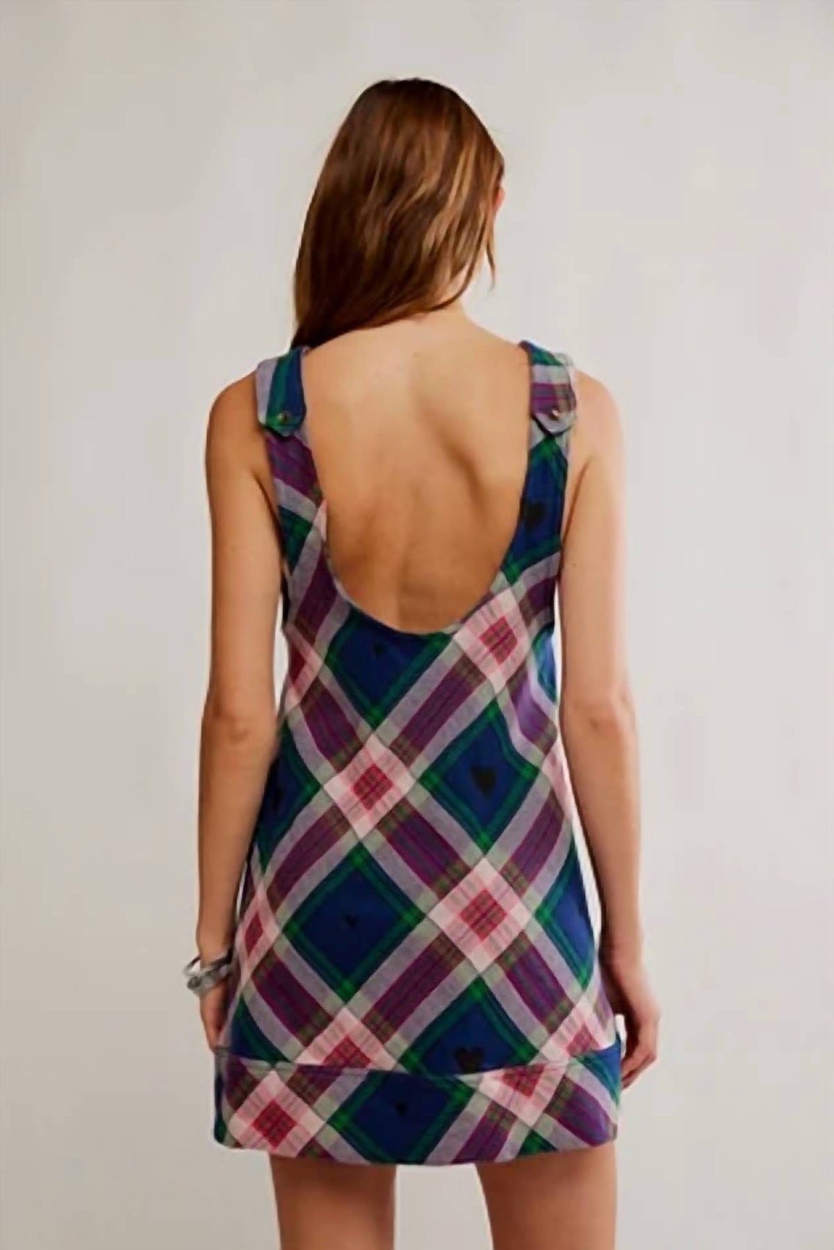 Free People - Women's Carven Plaid Mini Dress