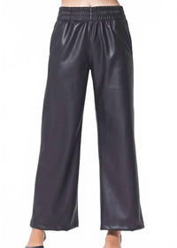 Lamade - Winsome Wide Leg Vegan Leather Pants