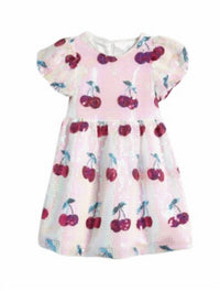 Lola + The Boys - Kid's Cherry Sequin Dress