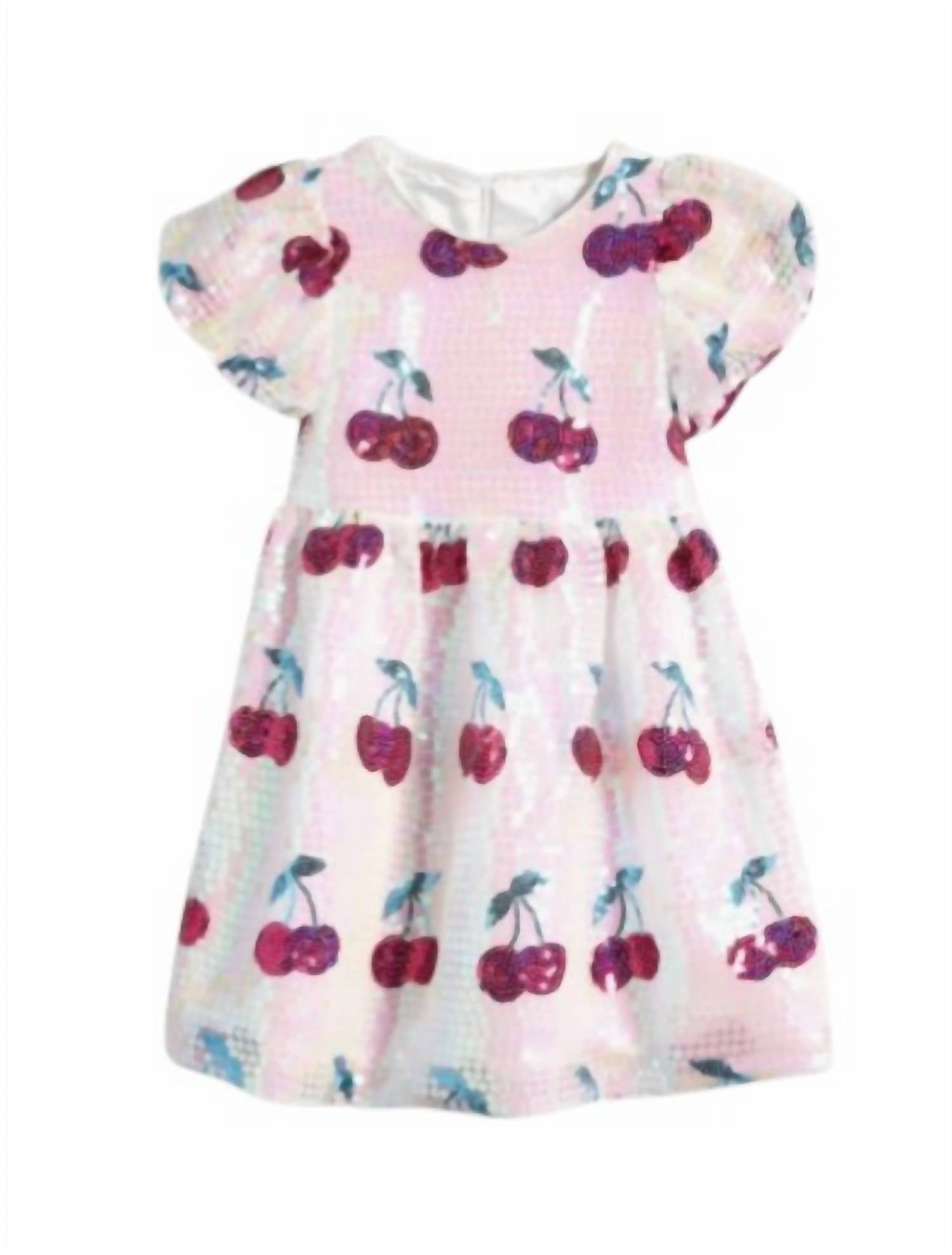 Lola + The Boys - Kid's Cherry Sequin Dress