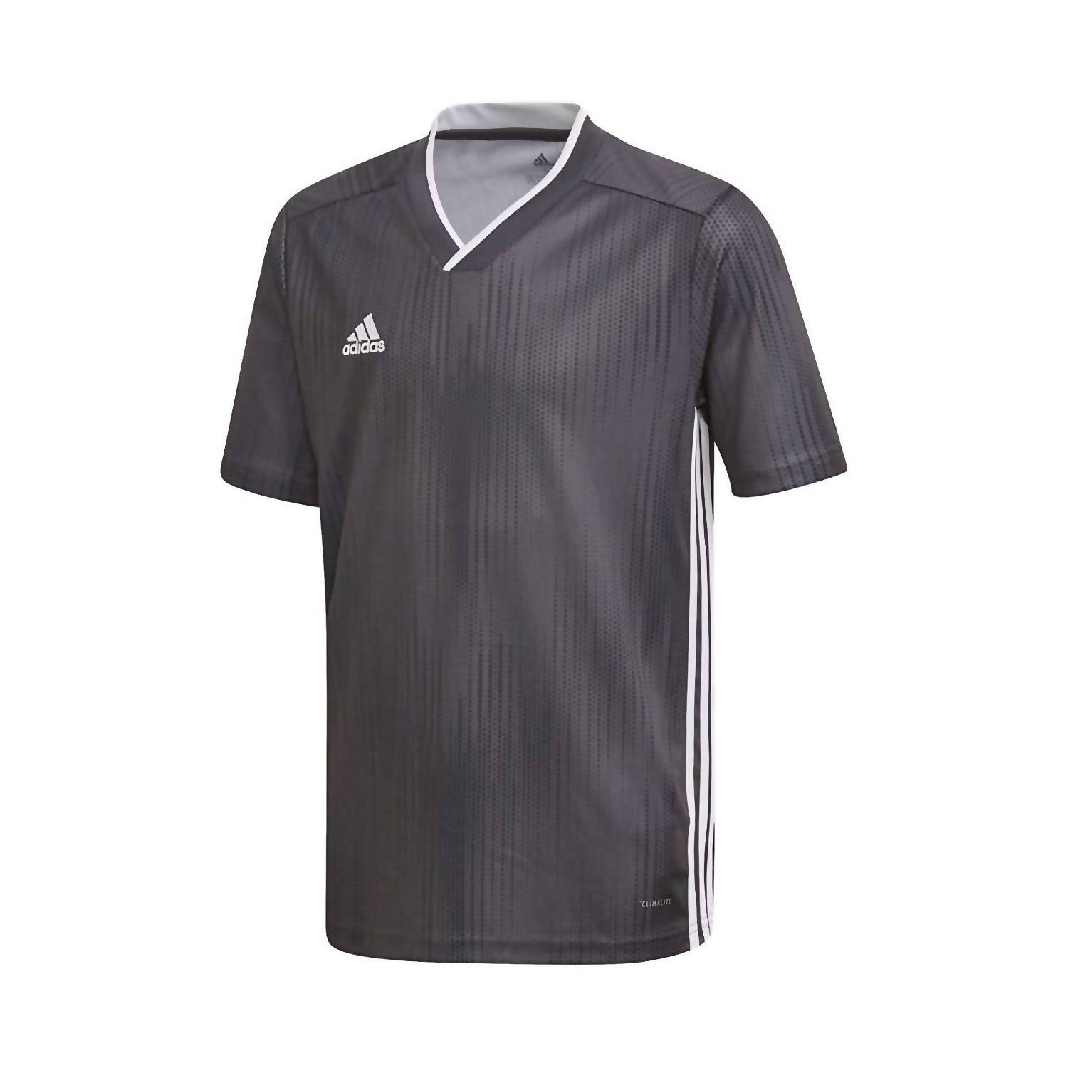 adidas Boy's Tiro 19 Jersey in solid gray - kids' t-shirt