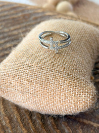 White Label - Women's Cross Ring