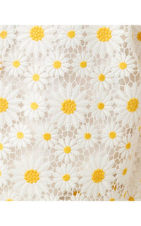 Lilly Pulitzer Louise Top in resort white fresh as a daisy lace - women's t-shirt - view 6