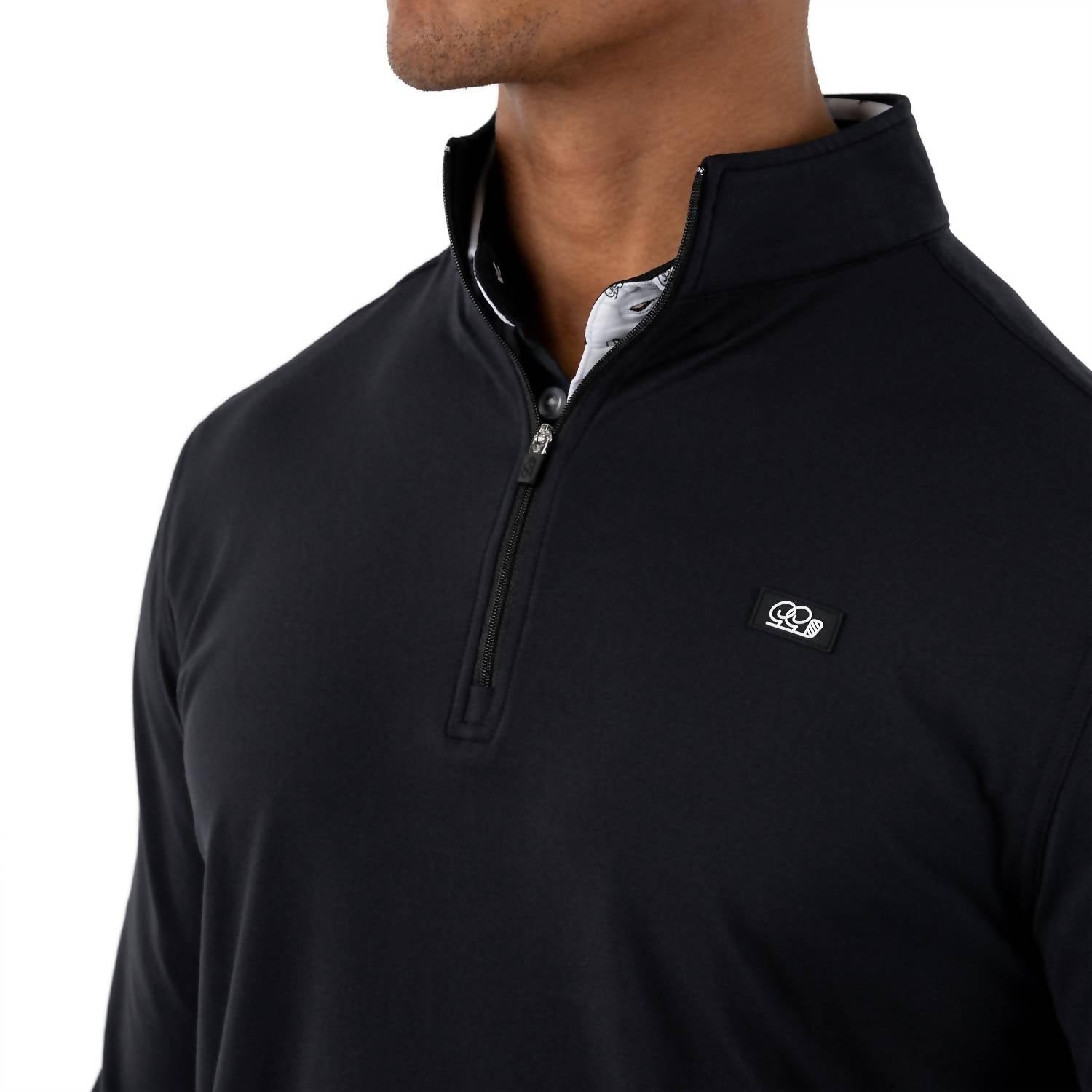 Good Good Golf - Blackout Q-zip Sweater