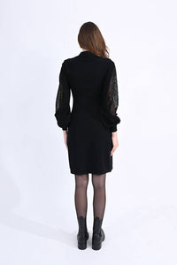 Molly Bracken - Mesh Sleeve Detail Dress