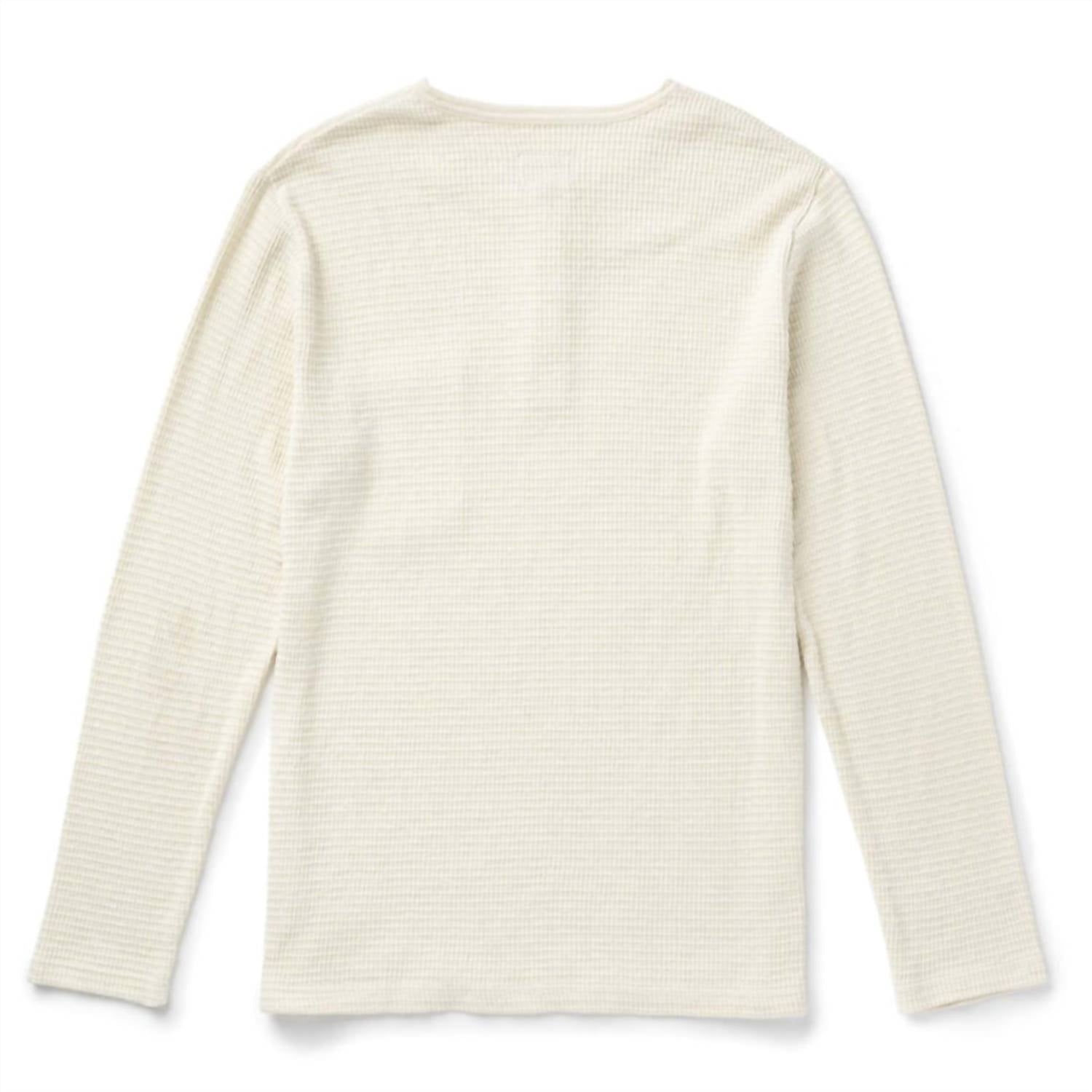 Seager Co. - Sawpit Henley Long Sleeve Thermal Tee