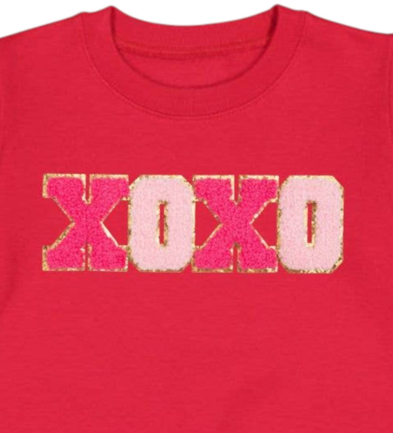 Sweet Wink - Kids Xoxo Patch Valentine's Day Sweatshirt