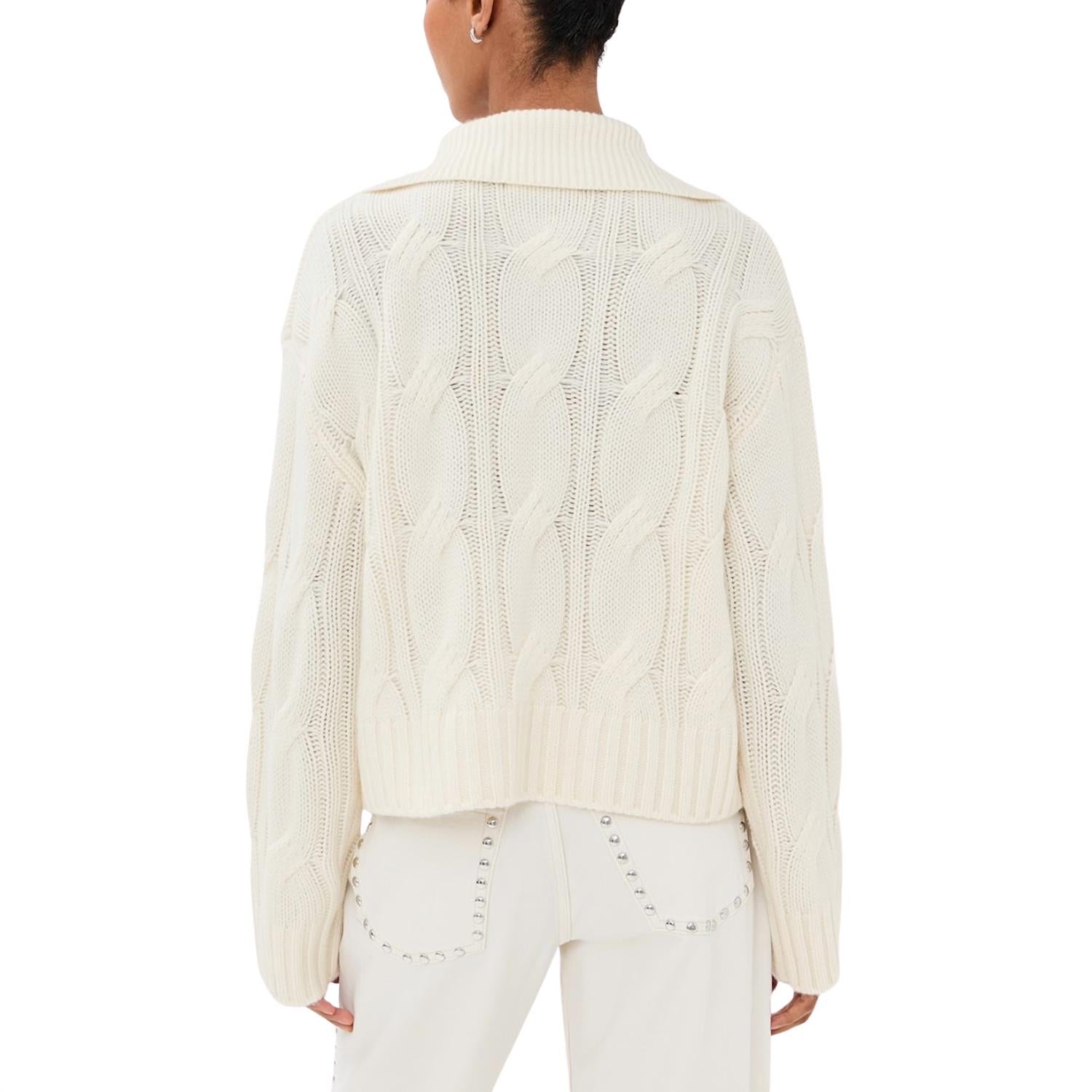 Sablyn - Esme Half Zip Cable Sweater