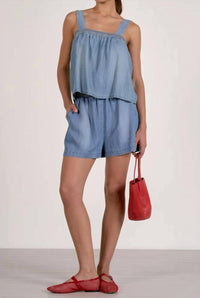 Elan - Sleeveless Squareneck Tank