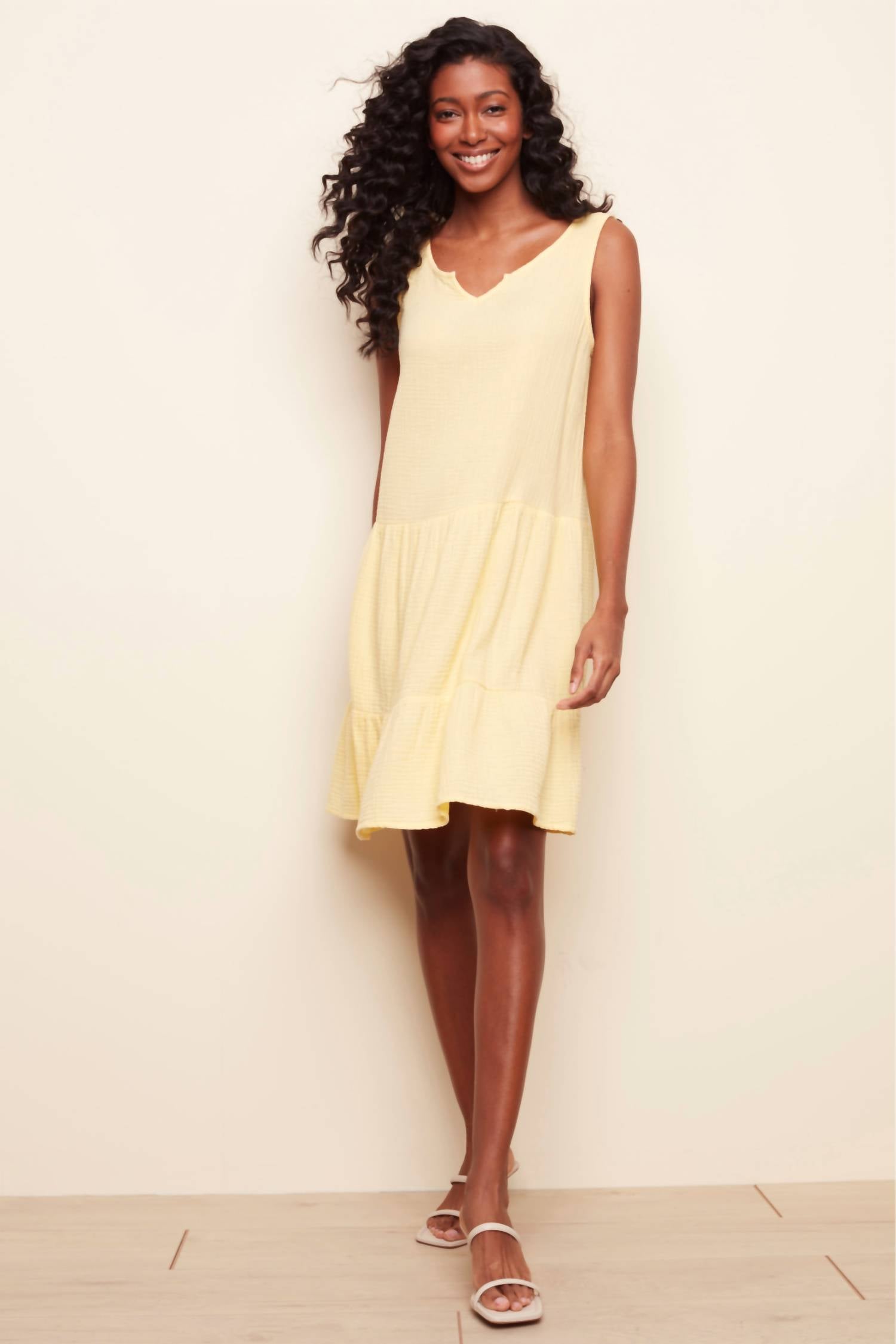 Charlie B - Gauze Tiered Dress
