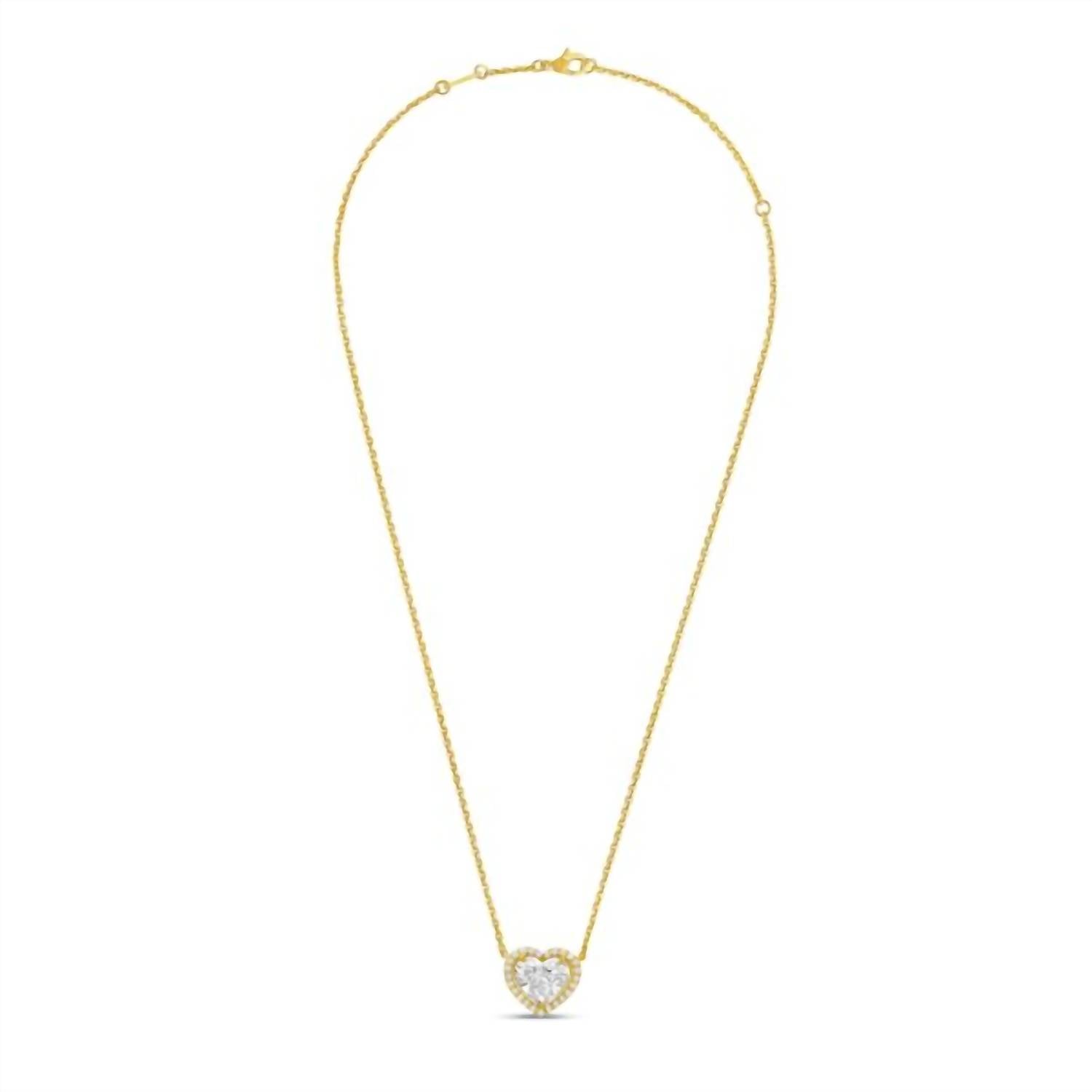 Diana M Jewels - Women's Heart Lab-Grown Diamond Pendant Necklace (15.00 Ct) - Grand