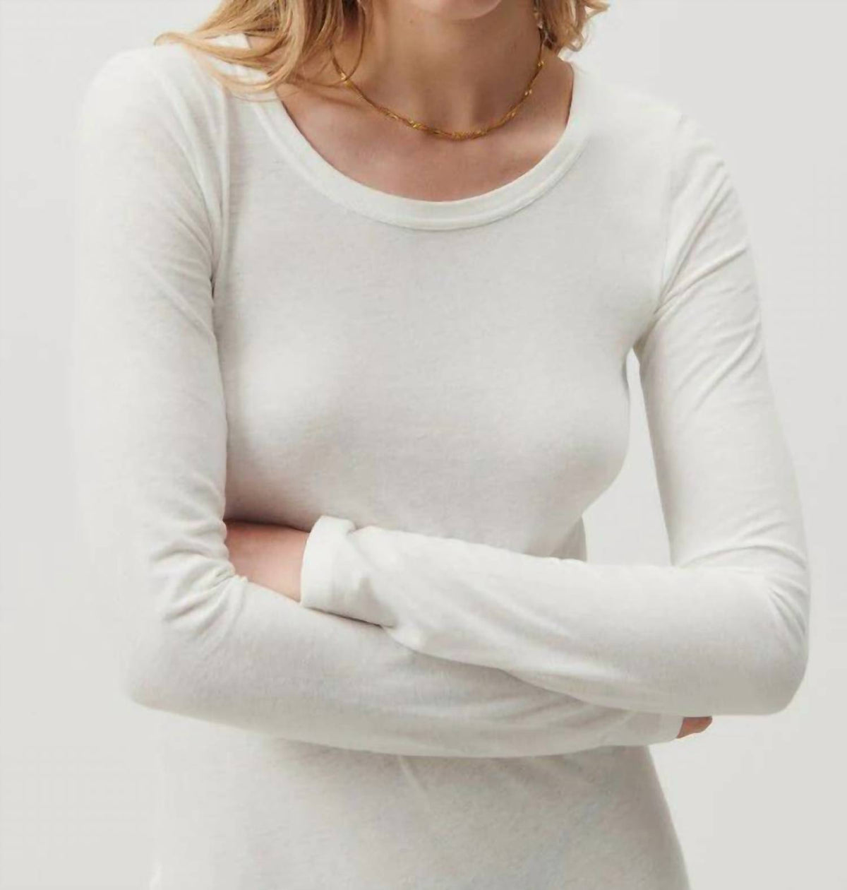 American Vintage - Gamipy Long Sleeve Round Neck Fitted Dress
