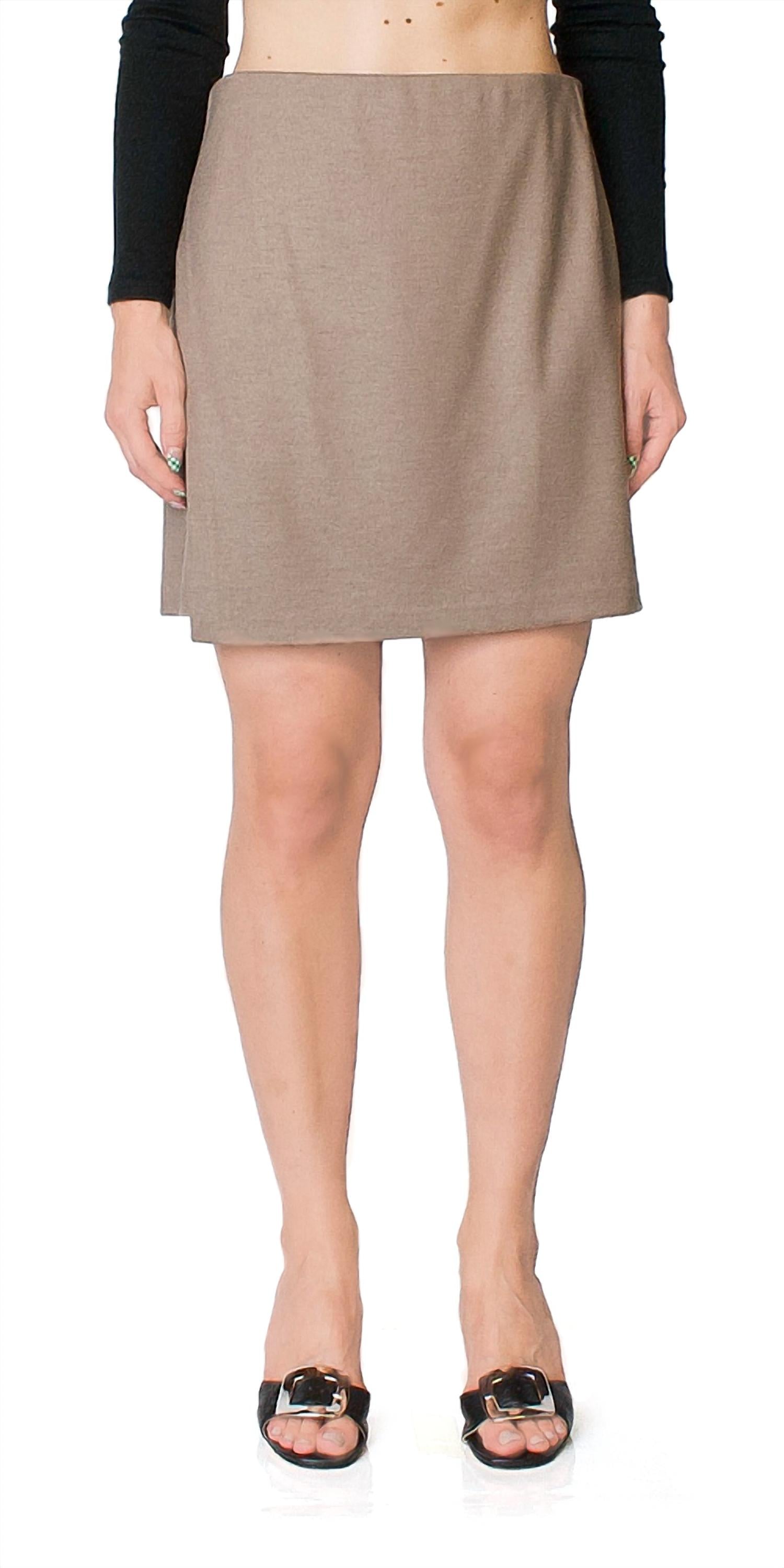 Asymmetric Paneled Skirt