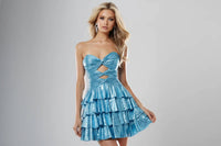 Jovani - Tatum Homecoming Sequin Mini Dress