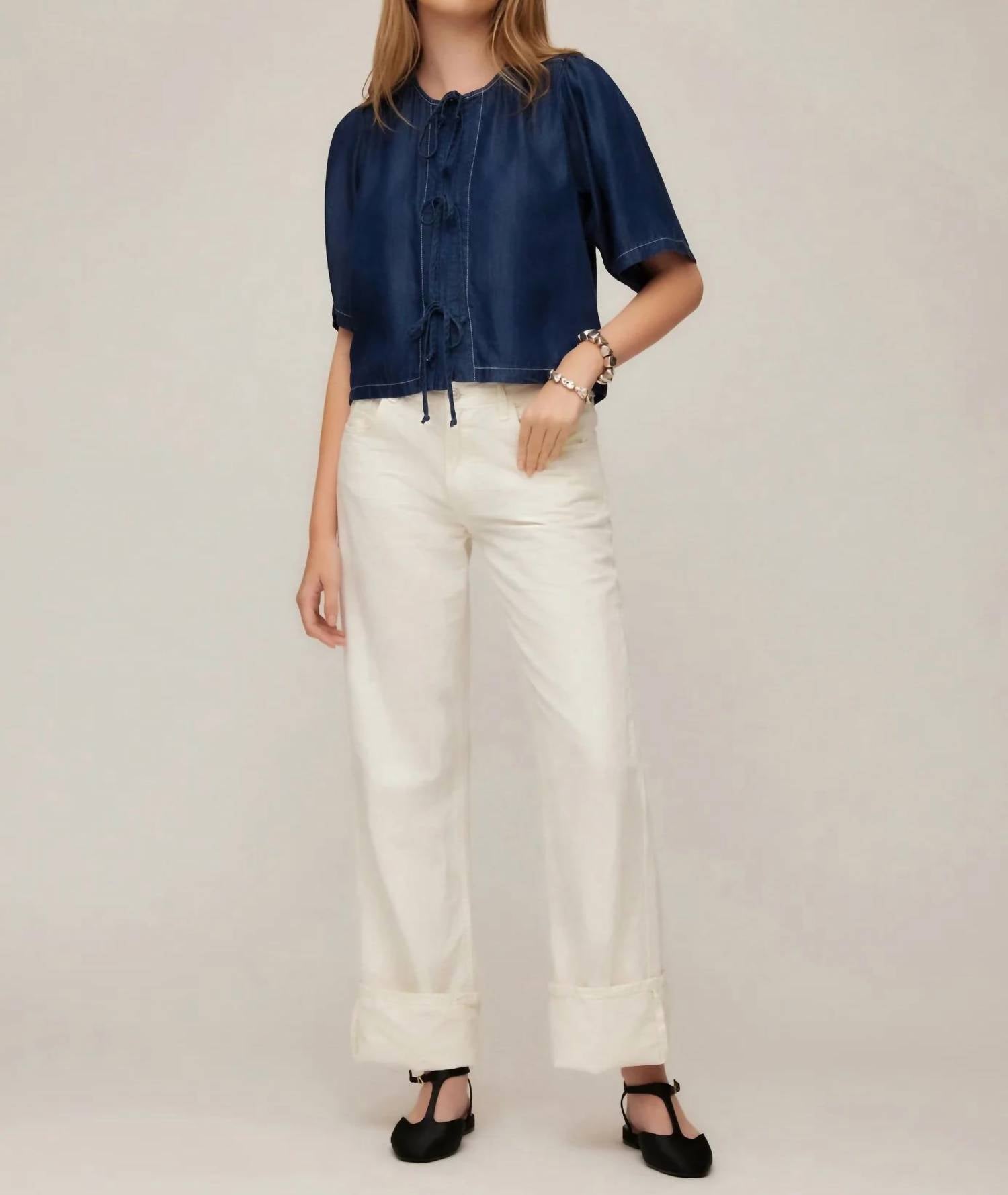 Fifteen Twenty - Nadine Bow Detail Top