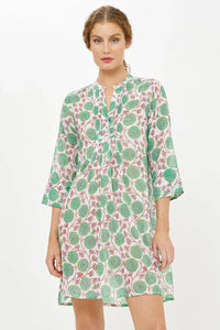 Oliphant - 3/4 Sleeve Pintuck Dress