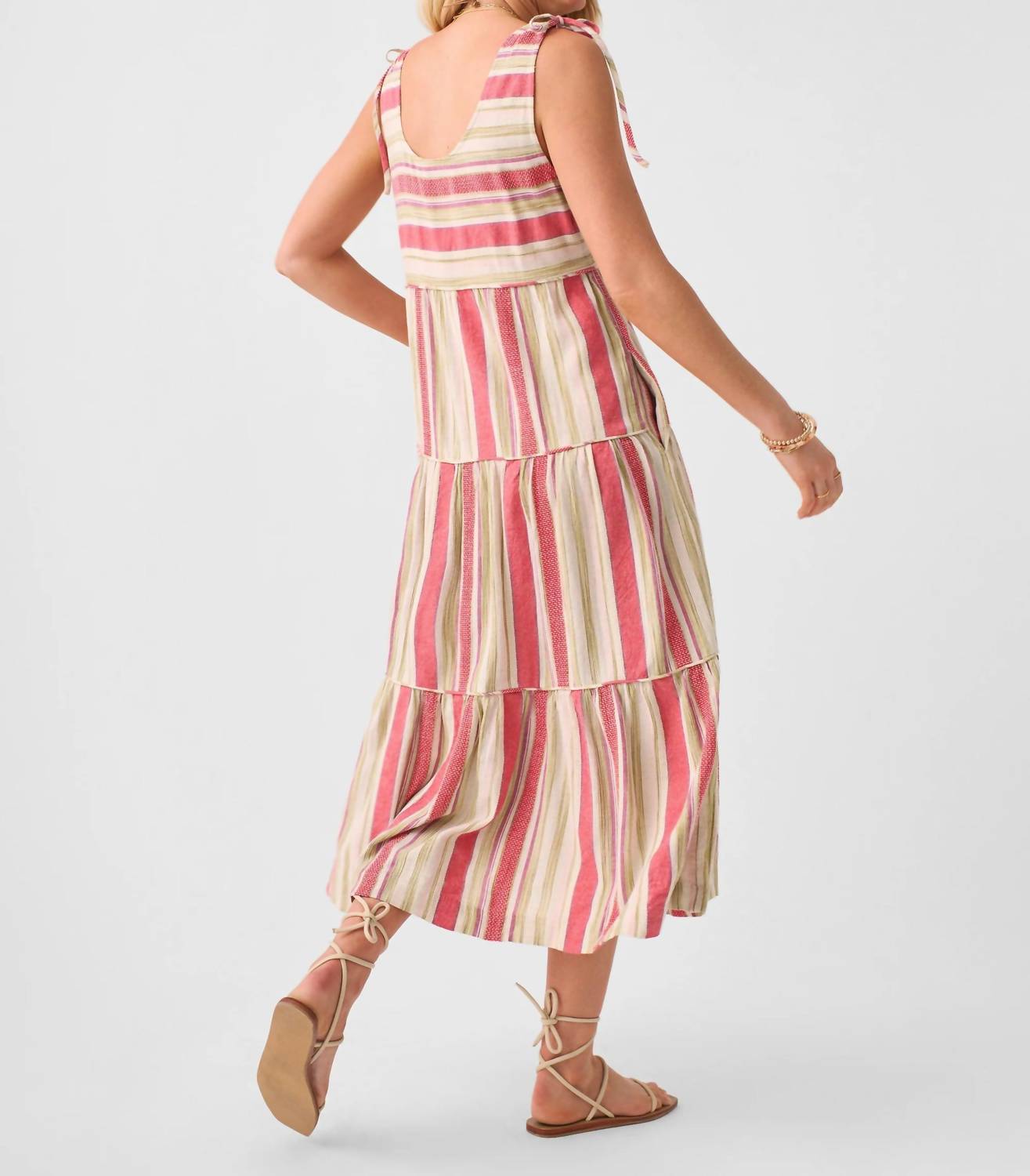 Faherty - Lanai Linen Midi Dress