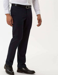 Brax Enrico Trouser in dark blue - men's pants - detail view