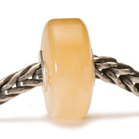 Trollbeads Women's Circular Jade Bead Charm in yellow - women's accessory - detail view
