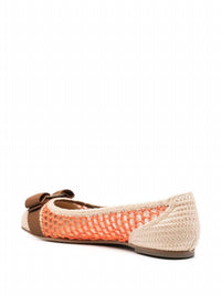 Salvatore Ferragamo - Women's Bow-detail Interwoven Ballerina Shoes