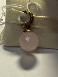 Story Jewellery - Women's Faceted Rose Quartz Drop Charm