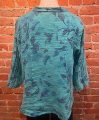 Color Me Cotton - Women's Three-Quarter Sleeves Collared Shirt