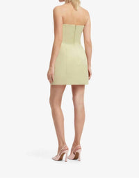 Leo Lin - Roselle Embroidered Bustier Mini Dress
