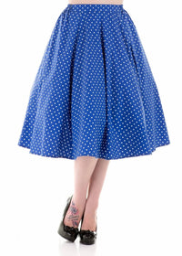 Orchid Bloom - Polka Dot Round Skirt