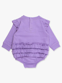 Rufflebutts - Twinkling Tree Bow Bubble Romper