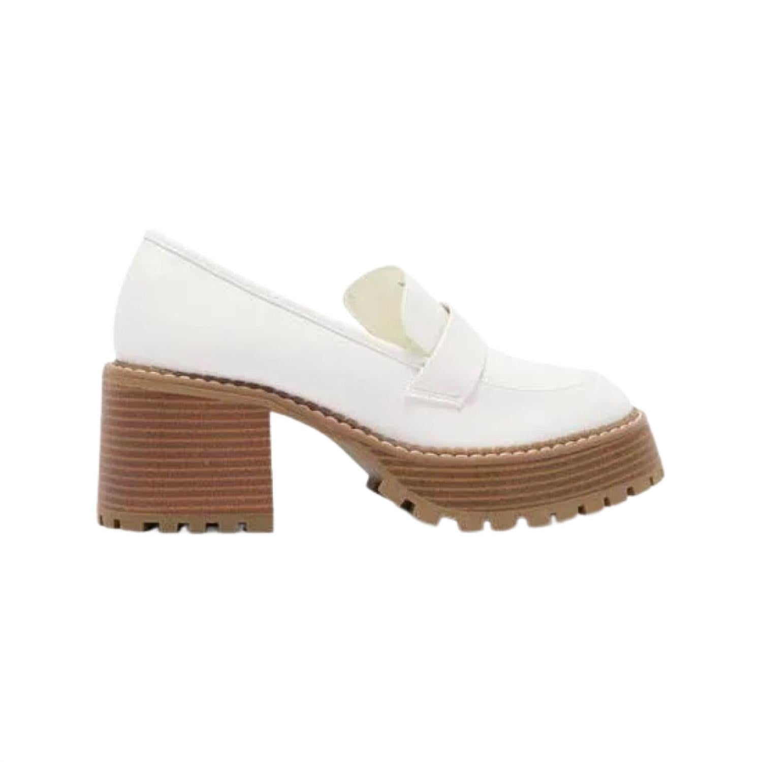 Mia - Women's Platform Dalilah Lug Sole Funky Loafers