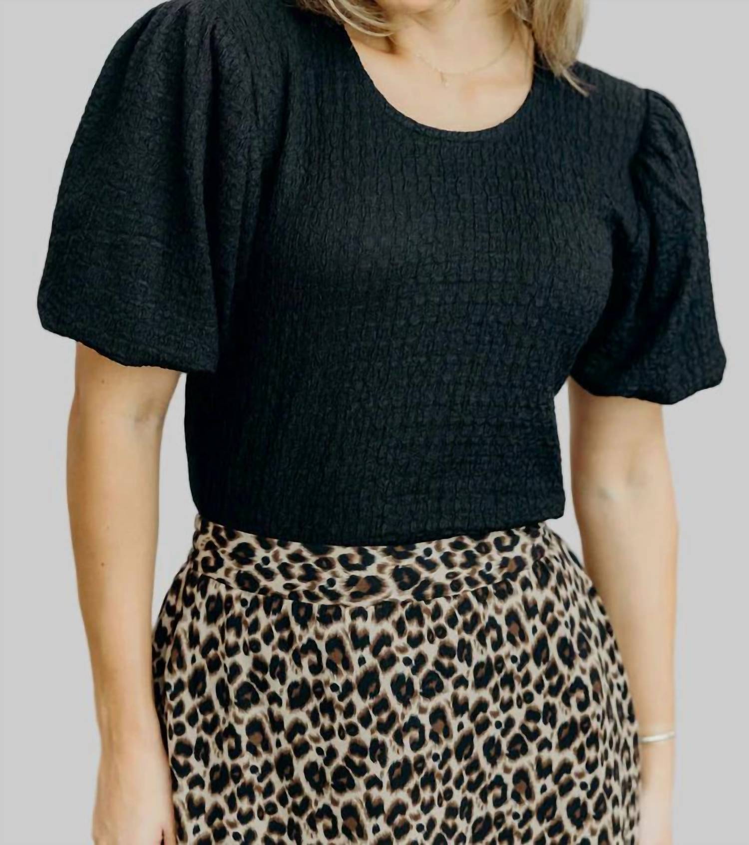 Mikarose - Puff Sleeve Top