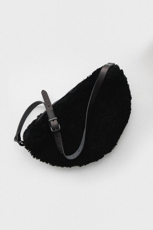 Ybh - Women's Shearling Sling Bag