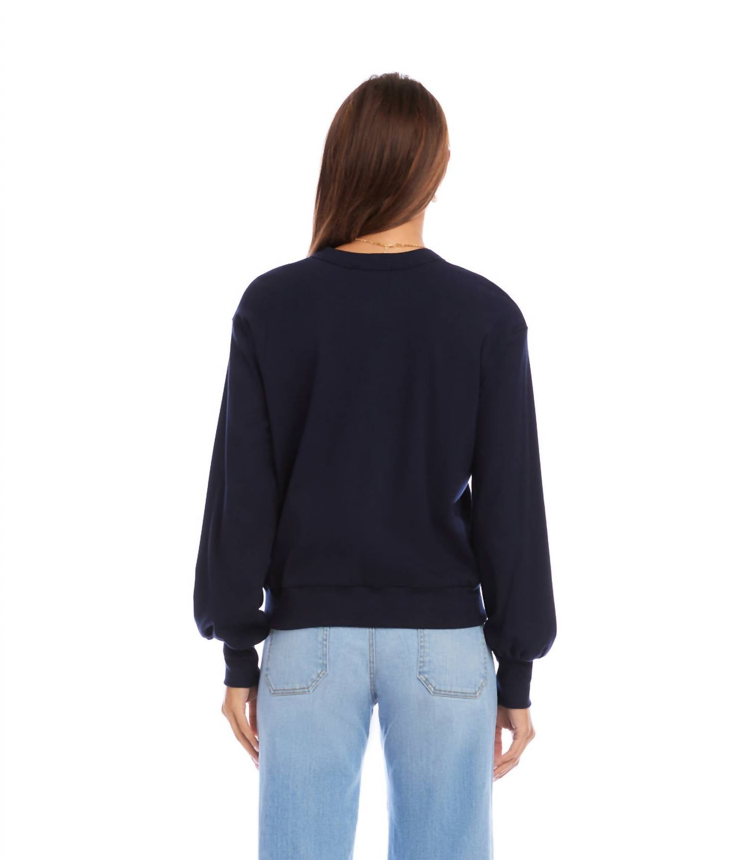 Karen Kane - Long Sleeve Ribbed Top