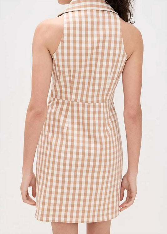 Cinq A Sept - Mckenna Gingham Denim Dress