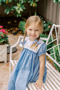 The Proper Peony - Girls Manger Dress