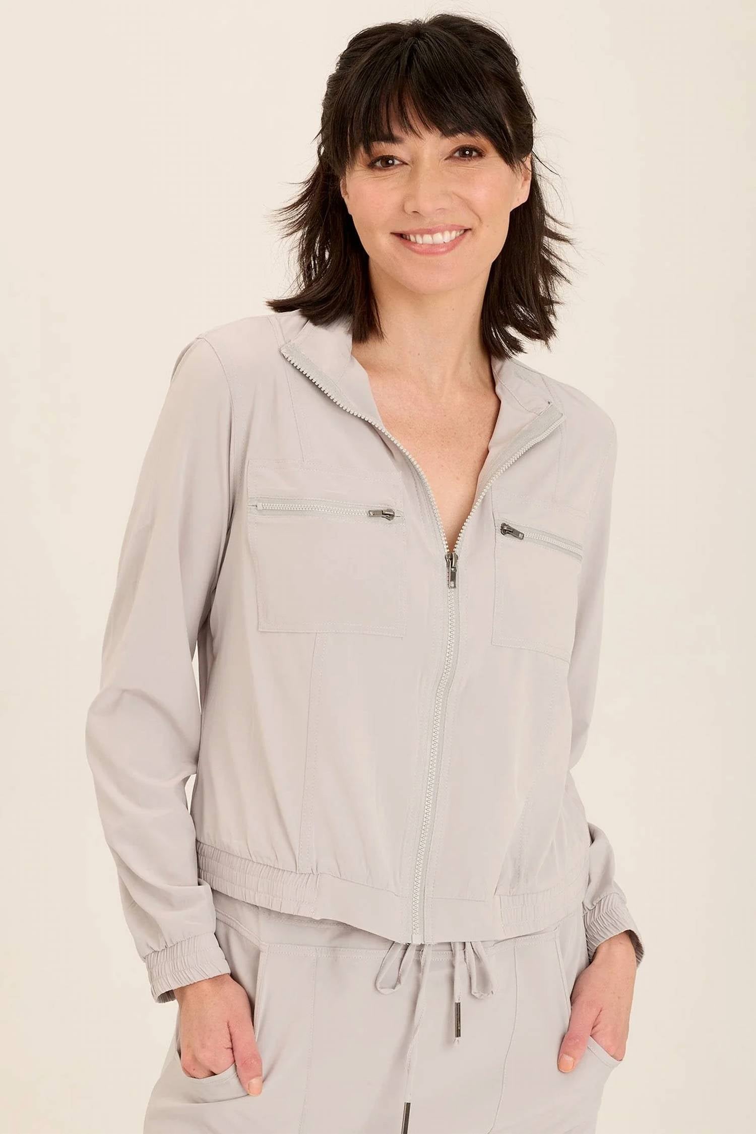 Xcvi - Active Quinn Bomber Top
