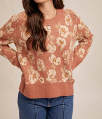 Hem & Thread - Floral Motif Sweater