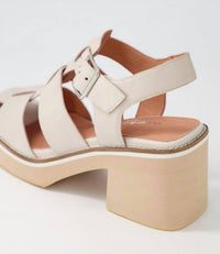 Django & Juliette - Women's Jear Leather Platform Sandals