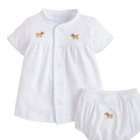 Little English - Kids Pinpoint Layette Knit Set
