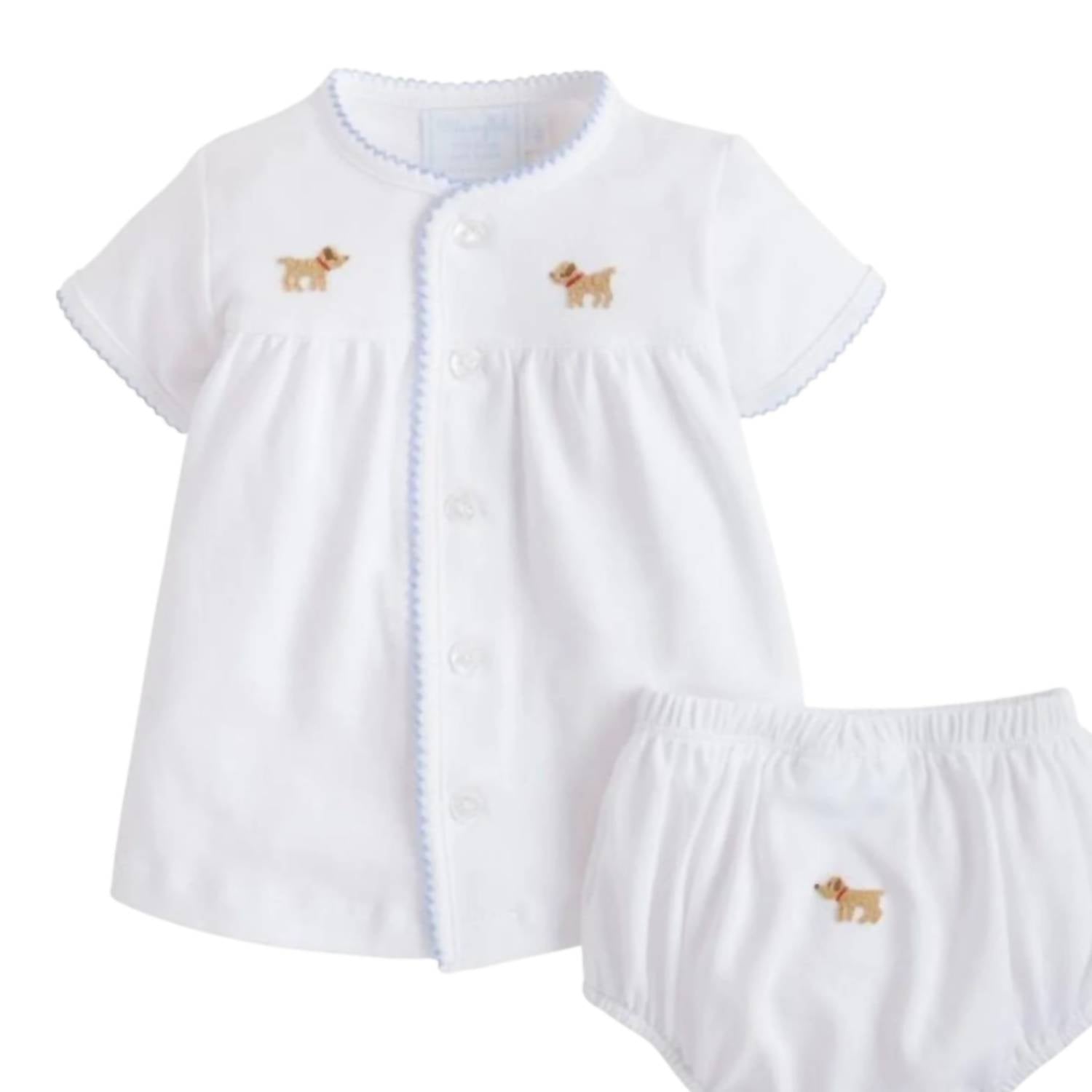 Little English - Kids Pinpoint Layette Knit Set
