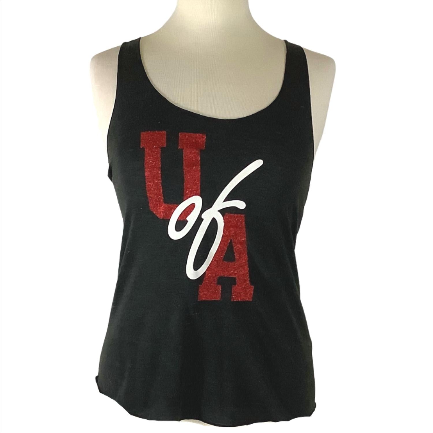 Livy Lu - Women's University of Arkansas Glitter Tank Top