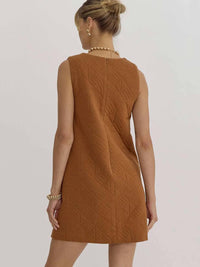 Entro - Women's Button Quilted Dress