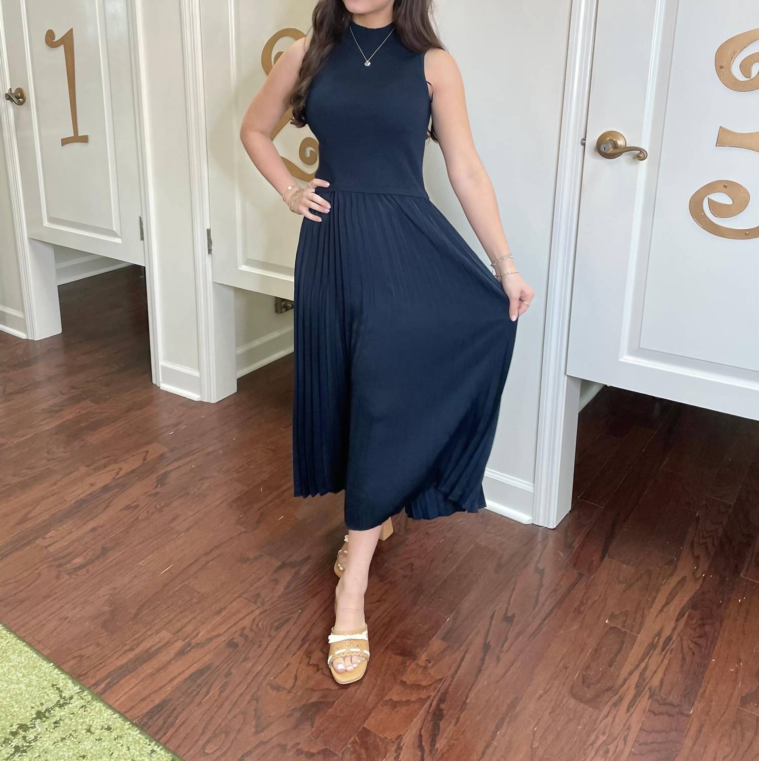 Skies Are Blue - Vollare Midi Dress