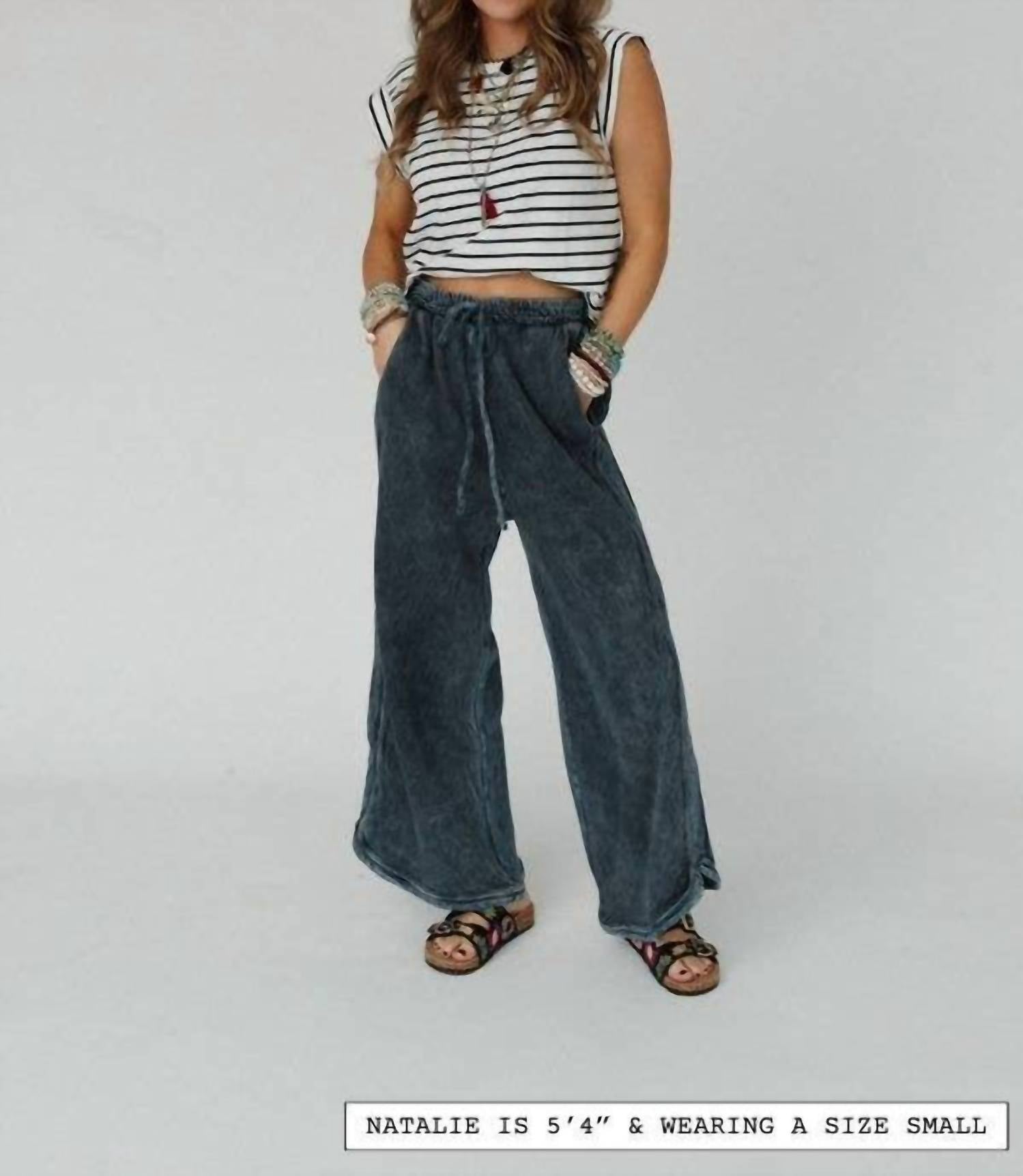 Three Bird Nest - Comfortable Wide Leg Pants