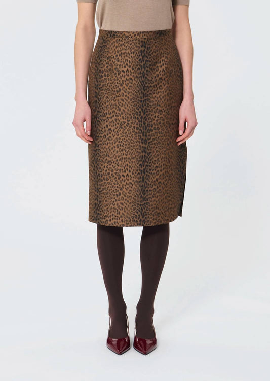Tara Jarmon - Jaden Leopard Print Pencil Skirt