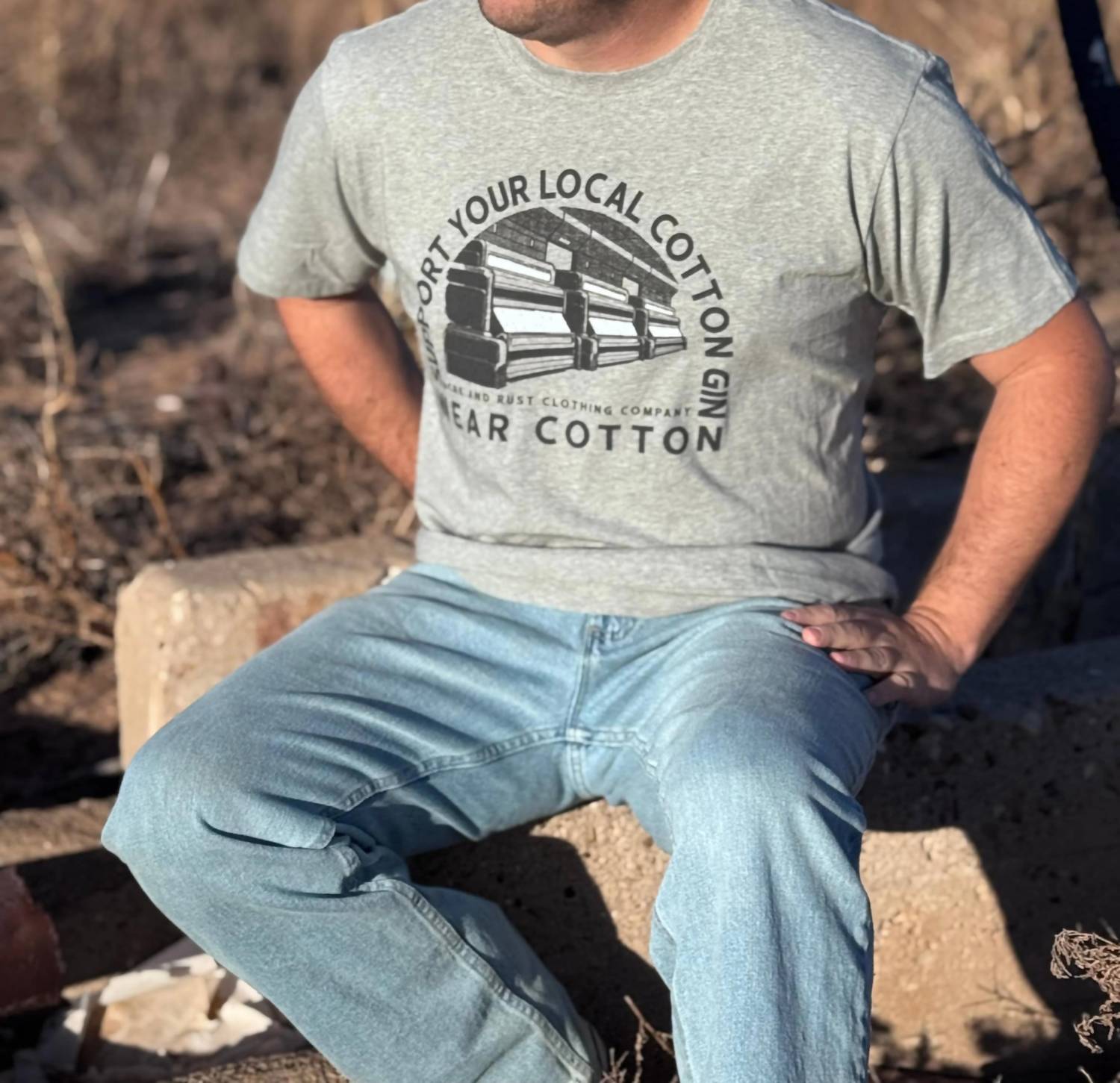 Acre And Rust Clothing Co. - Men's Cotton Gin T-Shirt